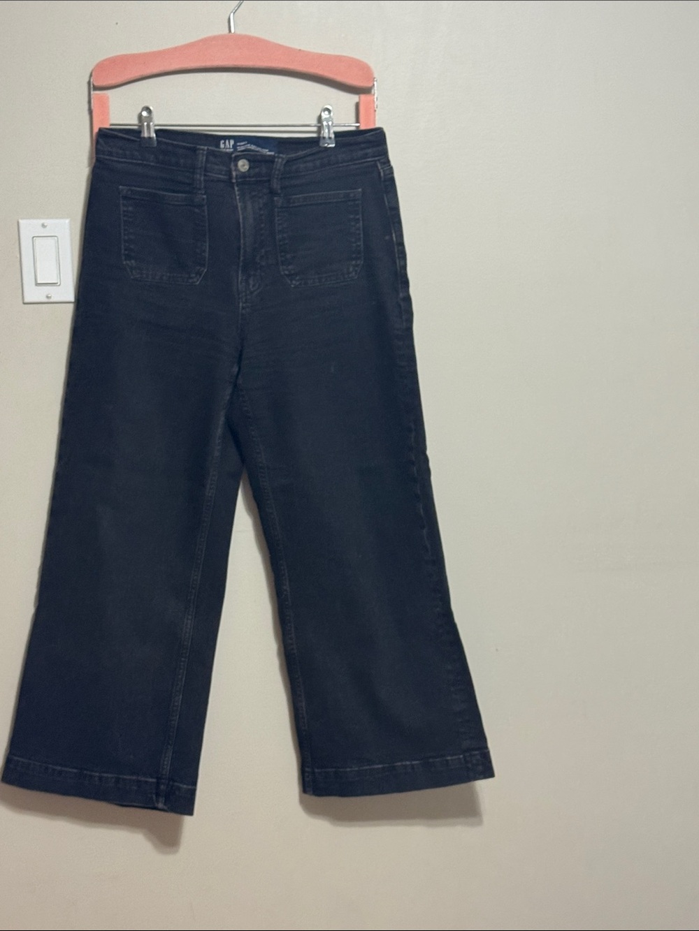 GAP women high rise wide leg crop jeans